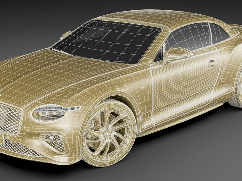 Bentley Continental GTC 2025 Model 3D