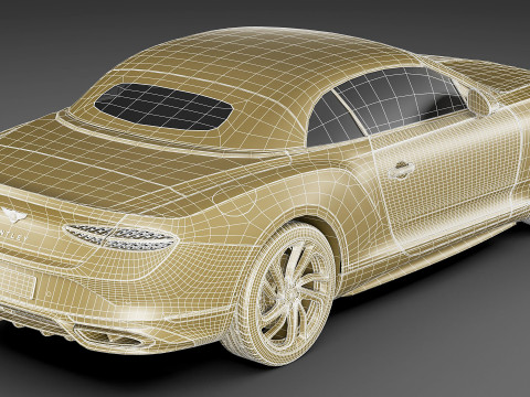 Bentley Continental GTC 2025 Model 3D