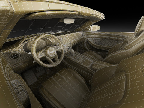 Bentley Continental GTC 2025 Model 3D