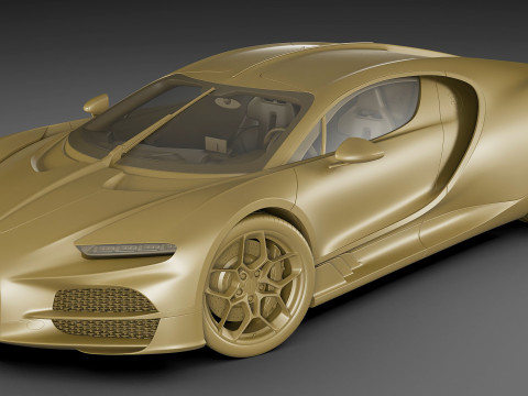 Bugatti Tourbillon 2026 3D 모델