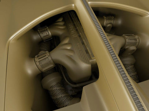 Bugatti Tourbillon 2026 3D 모델