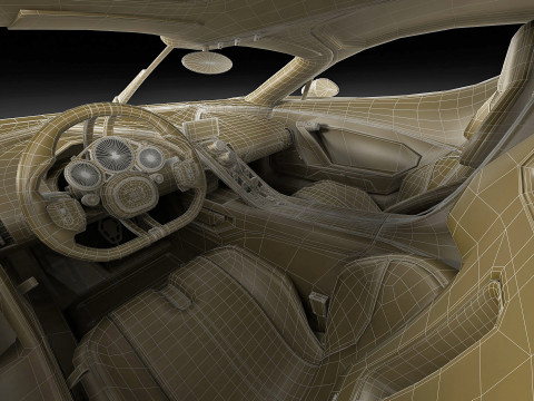 Bugatti Tourbillon 2026 3D 모델