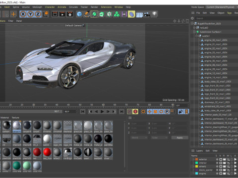 Bugatti Tourbillon 2026 3D 모델