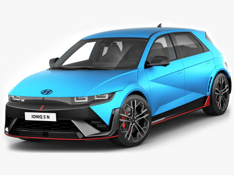 ヒュンダイ アイオニック 5 N 2024 3Dモデル
