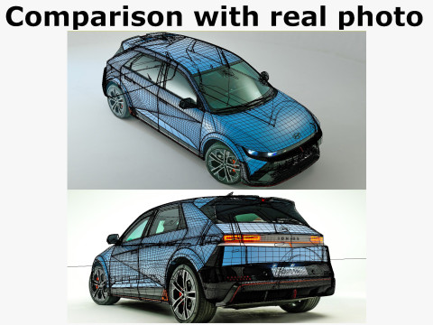 Hyundai Ioniq 5 N 2024 Modello 3D