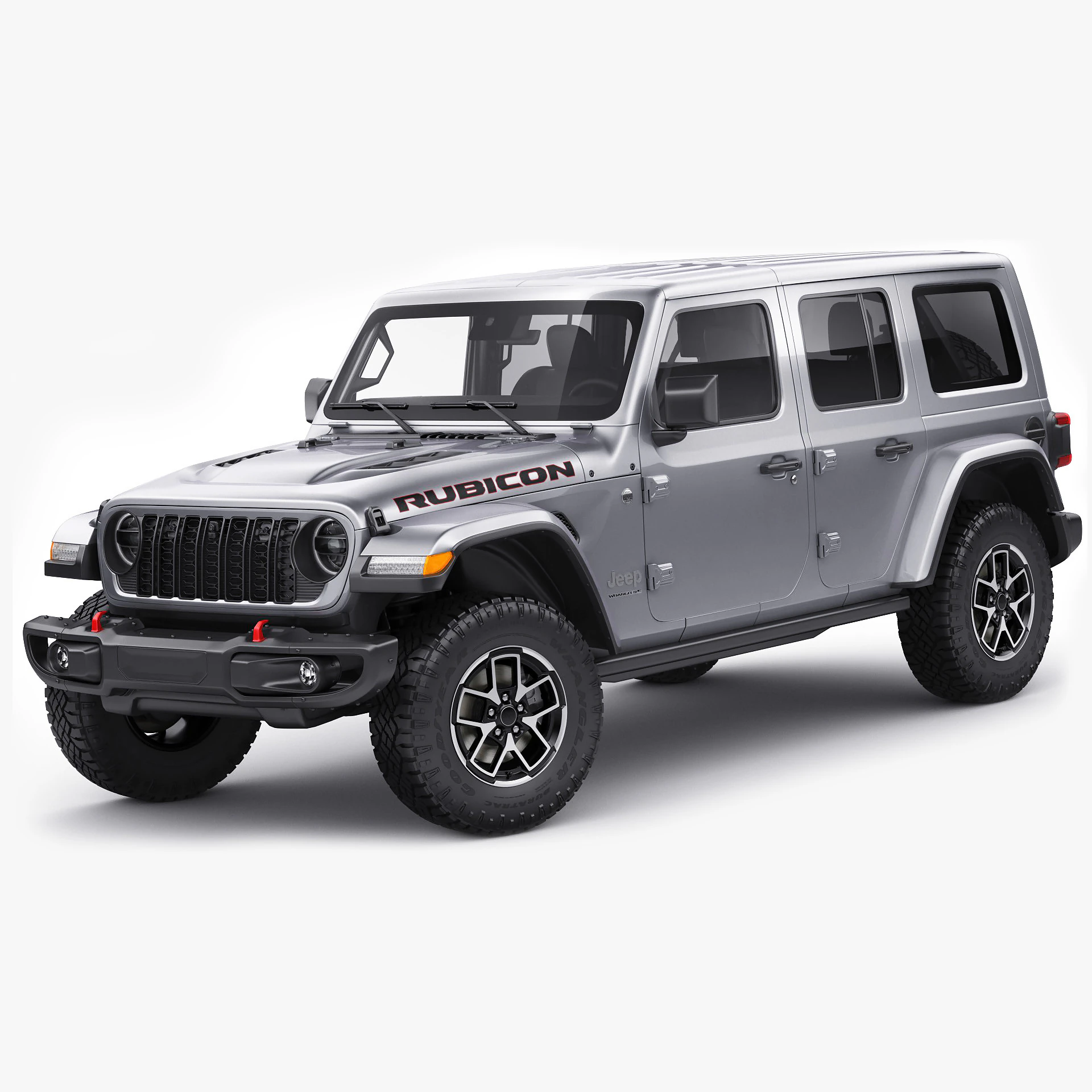 Jeep Wrangler 2024 3D Model .c4d .max .obj .3ds .fbx .stl .blend 