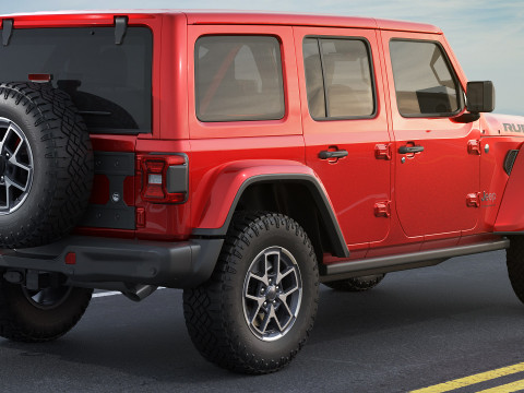 Jeep Wrangler 2024 3Dモデル