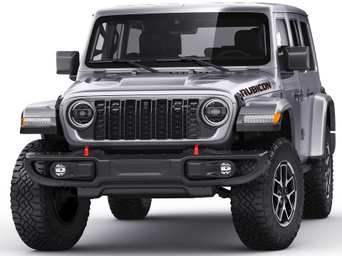 Jeep Wrangler 2024 3Dモデル