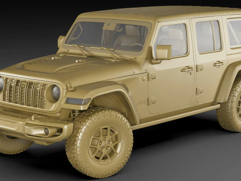 Jeep Wrangler 2024 3D Model
