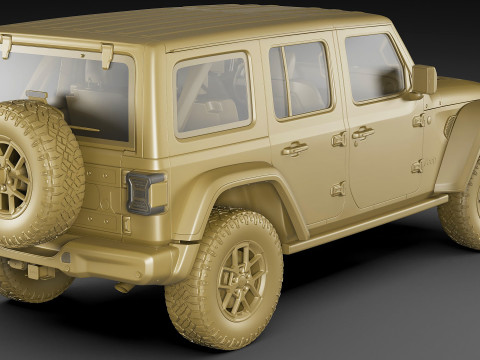 Jeep Wrangler 2024 3Dモデル