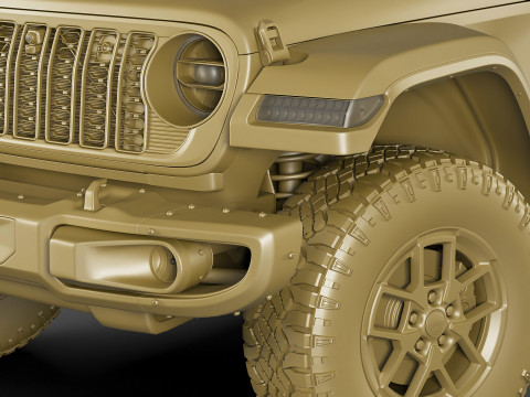 Jeep Wrangler 2024 3Dモデル