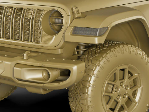 Jeep Wrangler 2024 3D Model