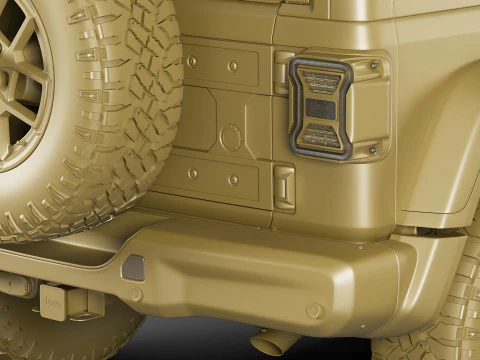 Jeep Wrangler 2024 3D Model