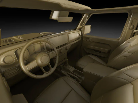 Jeep Wrangler 2024 3D Model