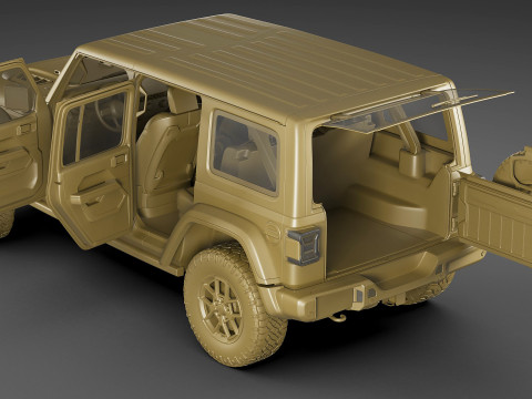 Jeep Wrangler 2024 3Dモデル