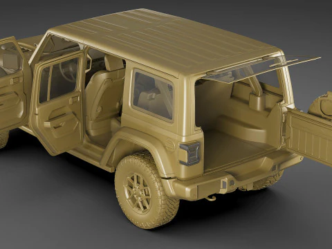 Jeep Wrangler 2024 3D Model
