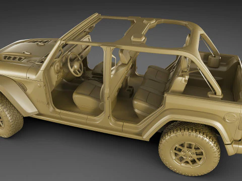 Jeep Wrangler 2024 3D Model