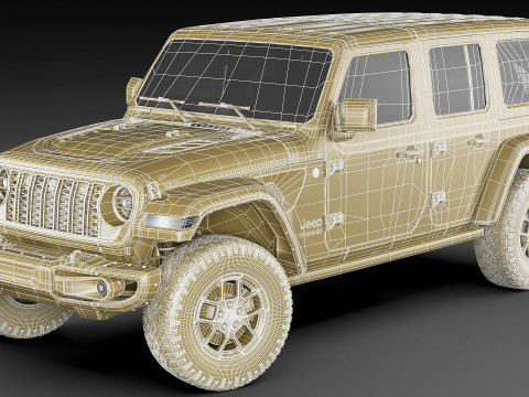 Jeep Wrangler 2024 3Dモデル