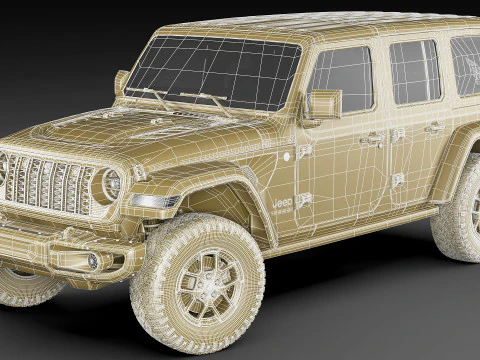 Jeep Wrangler 2024 3D Model