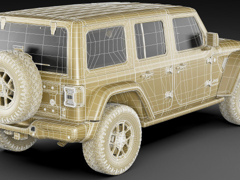 Jeep Wrangler 2024 3Dモデル