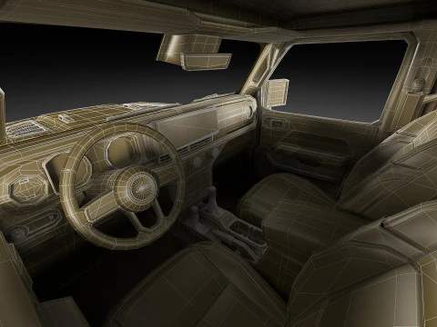 Jeep Wrangler 2024 3D Model