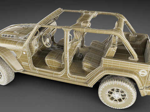 Jeep Wrangler 2024 3Dモデル