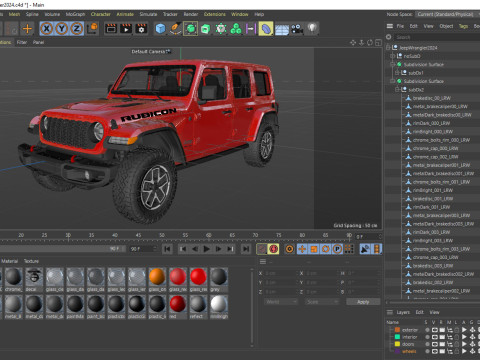 Jeep Wrangler 2024 3Dモデル