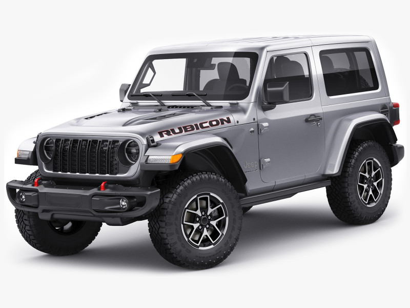 Jeep Wrangler 2 door 2024 3Dモデル .c4d .max .obj .3ds .fbx .stl .blend
