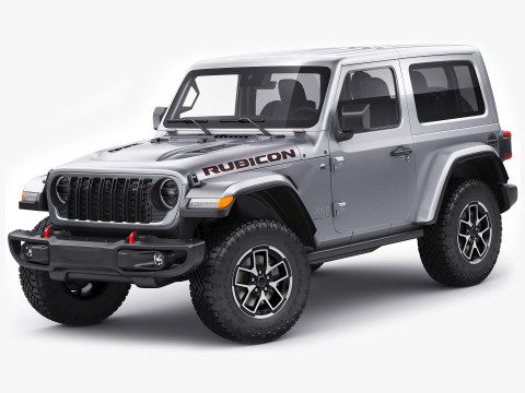 Jeep Wrangler 2 door 2024 Modèle 3D
