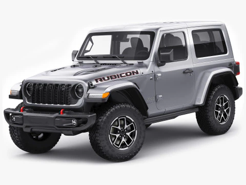 Jeep Wrangler 2-T&uuml;rer 2024 3D Modell