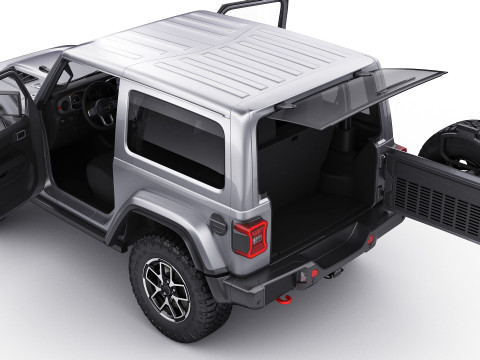 Jeep Wrangler 2 door 2024 3Dモデル