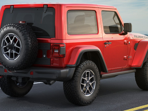 Jeep Wrangler 2 door 2024 3Dモデル