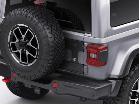 Jeep Wrangler 2 door 2024 3Dモデル