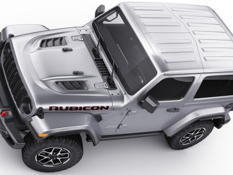 Jeep Wrangler 2 door 2024 3Dモデル