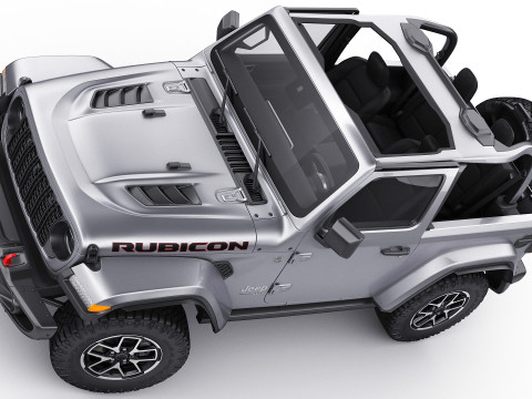 Jeep Wrangler 2 door 2024 3Dモデル