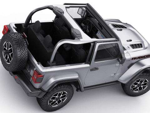 Jeep Wrangler 2 door 2024 3Dモデル