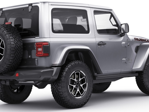 Jeep Wrangler 2 door 2024 3Dモデル