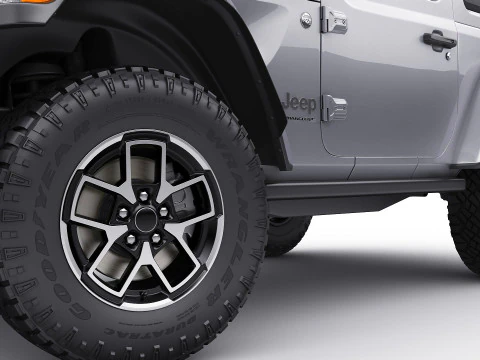 Jeep Wrangler 2 door 2024 3D Model