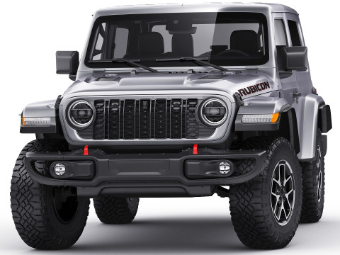 Jeep Wrangler 2 door 2024 3Dモデル