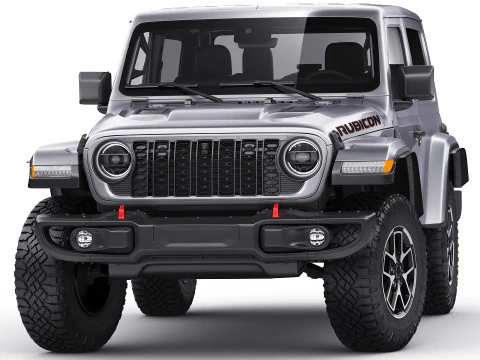 Jeep Wrangler 2 door 2024 3D Model