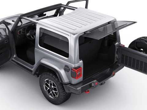 Jeep Wrangler 2 door 2024 3D Model