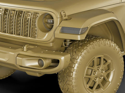 Jeep Wrangler 2 door 2024 3Dモデル