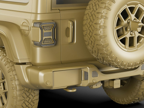 Jeep Wrangler 2 door 2024 3Dモデル