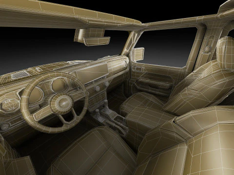 Jeep Wrangler 2 door 2024 3D Model