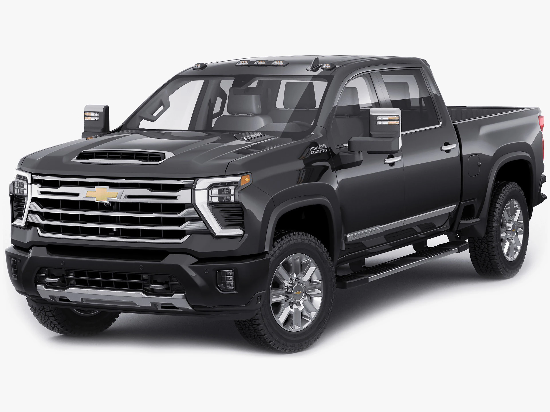 Pick-up Silverado 2500 HD 2024 High Country Modello 3D .c4d .max .obj .3ds .fbx .stl .blend 