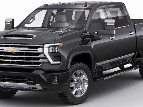 Pick-up Truck Silverado 2500 HD 2024 High Country Modelo 3D