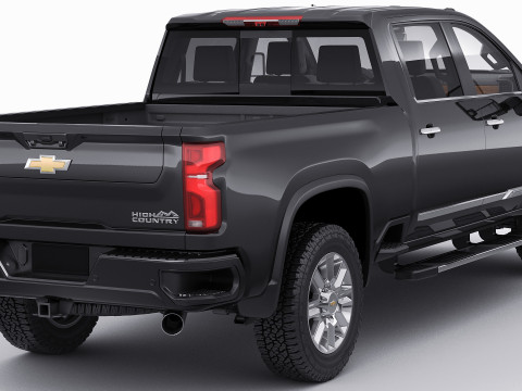 Pick-up Truck Silverado 2500 HD 2024 High Country Modelo 3D
