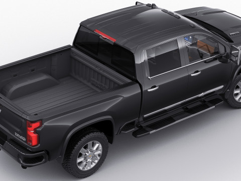 Pick-up Truck Silverado 2500 HD 2024 High Country Modelo 3D