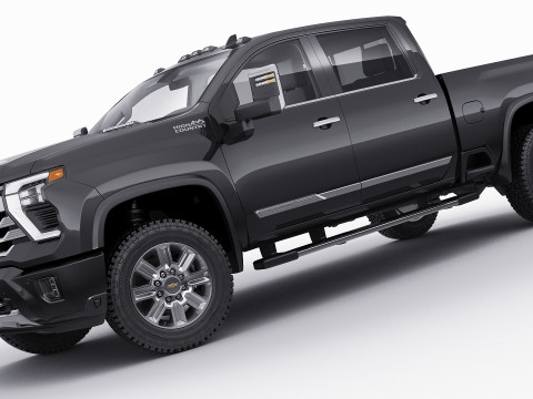 Pick-up Truck Silverado 2500 HD 2024 High Country Modelo 3D