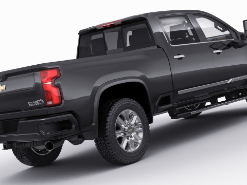 Pick-up Truck Silverado 2500 HD 2024 High Country Modelo 3D